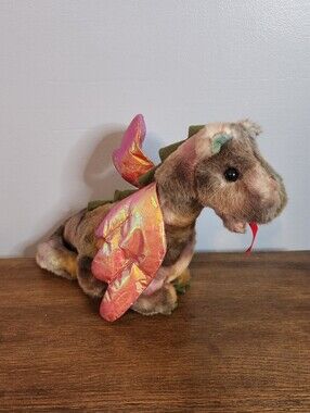Vintage TY Beanie Buddy Scorch The Dragon 1999